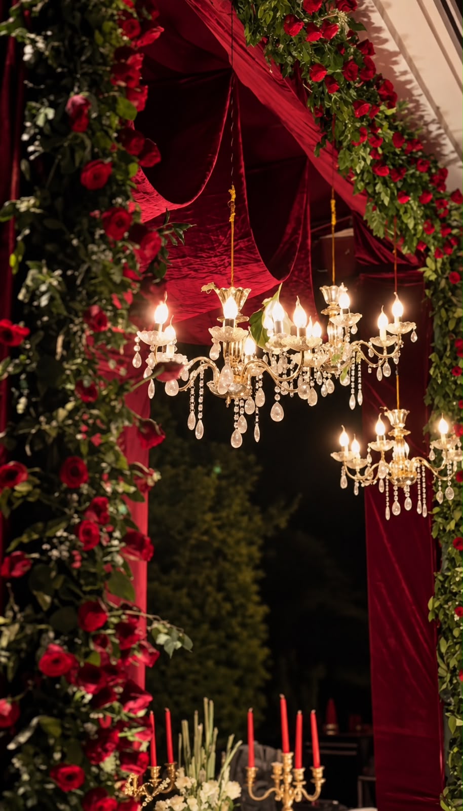 Wedding aisle styling